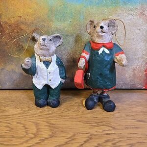 My Favorite Things Mouse Ornaments Boy Girl Mom Christmas Holiday Cute Mice